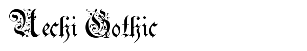 Шрифт Uechi Gothic