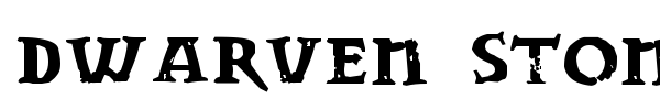 Шрифт Dwarven Stonecraft