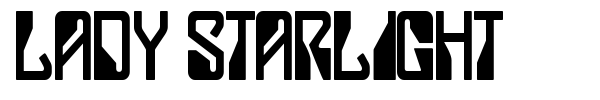 Шрифт Lady Starlight