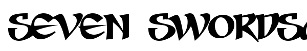 Шрифт Seven Swordsmen BB