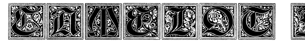 Шрифт Camelot Initials