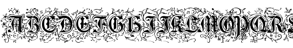 Шрифт Foliar Initials