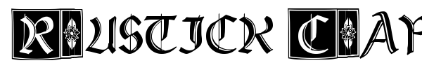 Шрифт Rustick Capitals