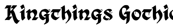 Шрифт Kingthings Gothique + Xander