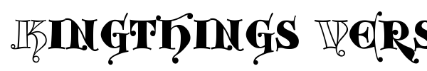 Шрифт Kingthings Versalis