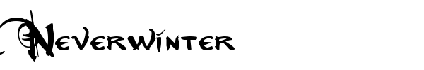 Neverwinter font preview