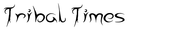 Шрифт Tribal Times