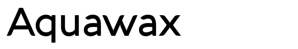 Шрифт Aquawax