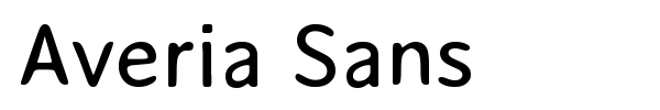 Шрифт Averia Sans