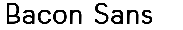 Шрифт Bacon Sans