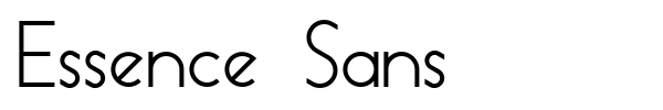 Шрифт Essence Sans