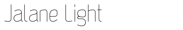 Шрифт Jalane Light