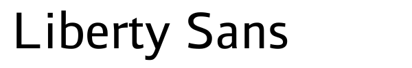 Шрифт Liberty Sans