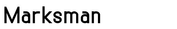 Шрифт Marksman