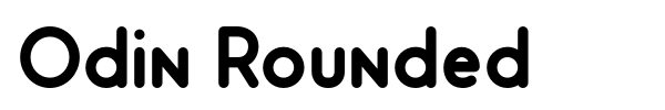 Шрифт Odin Rounded