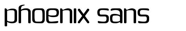 Шрифт Phoenix Sans