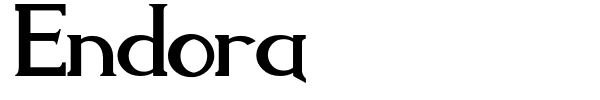 Шрифт Endora