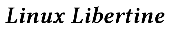 Шрифт Linux Libertine