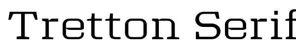 Шрифт Tretton Serif