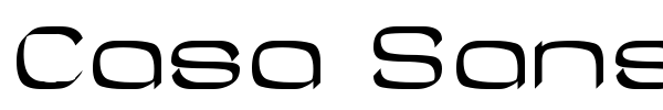 Шрифт Casa Sans