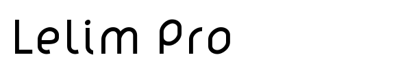 Шрифт Lelim Pro