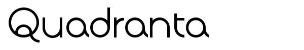 Шрифт Quadranta