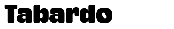 Tabardo font preview