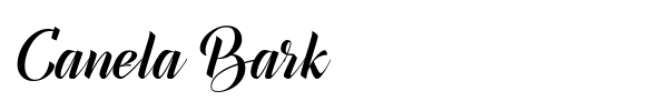 Canela Bark font preview
