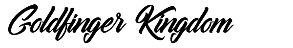 Шрифт Goldfinger Kingdom