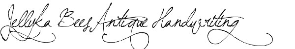 Шрифт Jellyka BeesAntique Handwriting
