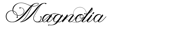Шрифт Magnolia