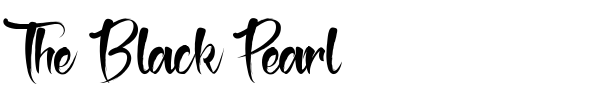 Шрифт The Black Pearl
