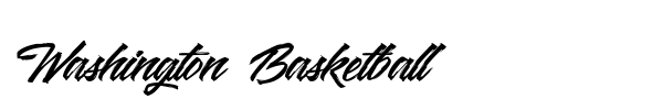 Шрифт Washington Basketball