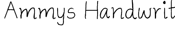 Шрифт Ammys Handwriting