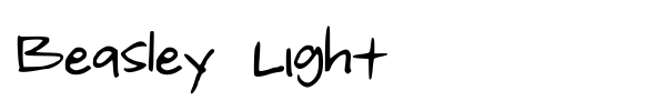Шрифт Beasley Light