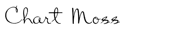 Шрифт Chart Moss