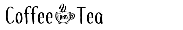 Шрифт Coffee+Tea