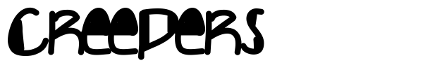 Шрифт Creepers