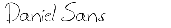 Шрифт Daniel Sans
