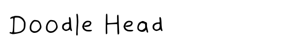 Шрифт Doodle Head