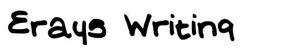 Шрифт Erays Writing