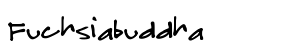Шрифт Fuchsiabuddha