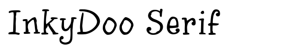 Шрифт InkyDoo Serif