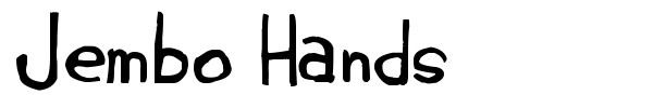 Шрифт Jembo Hands