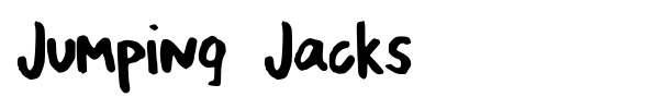 Шрифт Jumping Jacks