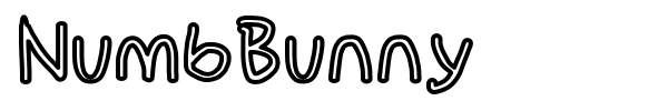 NumbBunny font preview