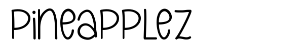 Шрифт Pineapplez