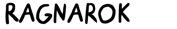 Шрифт Ragnarok