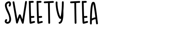 Шрифт Sweety Tea