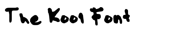 Шрифт The Kool Font